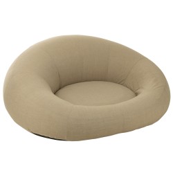 Materasso a ciambella in polipropilene beige 150x175x75 cm