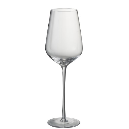 Verre à vin en cristal transparent H29cm