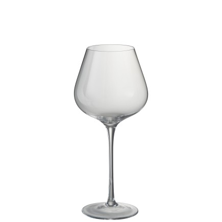 Verre à vin en cristal transparent H24.5cm