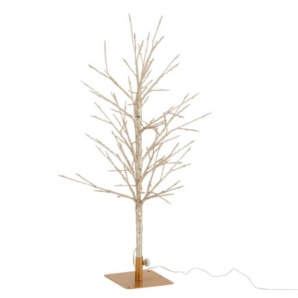 Albero spoglio in metallo dorato 34x30x59 cm