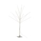 Arbre dénudé avec led en métal argent 56x56x100 cm