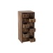 Armoire 12 tiroirs en bois marron 37.5x34x82.5 cm