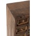 Armoire 12 tiroirs en bois marron 37.5x34x82.5 cm