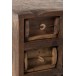 Armoire 12 tiroirs en bois marron 37.5x34x82.5 cm