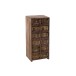 Armoire 12 tiroirs en bois marron 37.5x34x82.5 cm