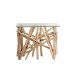 Console en verre naturel 97x47x77.5 cm