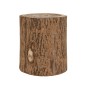 Cachepot en bois de paulownia naturel 28x28x32 cm