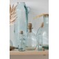 Bouteilles hautes en verre transparent 4x4x19 cm - Ass *3