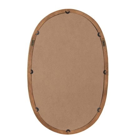 Miroir oval en rotin naturel 61*95cm