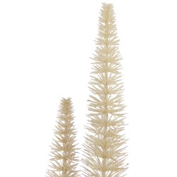 Branche banksia 3 parties en plastique crème 2x7x91 cm