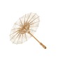 Parasol en textile blanc 44x44x54 cm