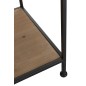 TEXTLEL RACK METAL/WOOD BLACK