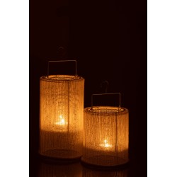 LANTERN HANG CYL MET/POL WHI L