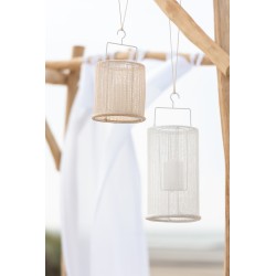 LANTERN HANG CYL MET/POL WHI L