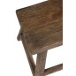 Tabouret en bois marron 41x38x45 cm