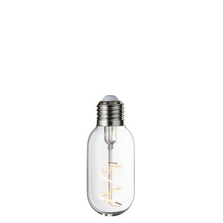 Ampoule E27 en verre transparent 4.5x4.5x11.5 cm