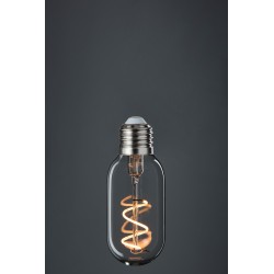 Ampoule E27 en verre transparent 4.5x4.5x11.5 cm