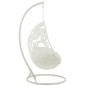 Fauteuil suspendu en aluminium blanc 113x103x197 cm