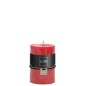 Bougie cylindrique 48H en Paraffine Fuchsia 7x7x10 cm