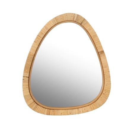 Miroir originale pour créer une ambiance accueillante et naturelle.