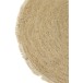 Tapis rond en écorce de maïs naturel 120x120x1 cm