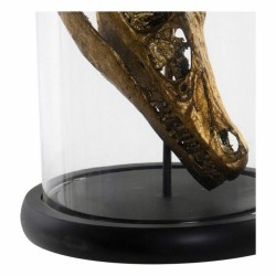 Figurine Décorative DKD Home Decor Métal Résine Verre Bois MDF Glam