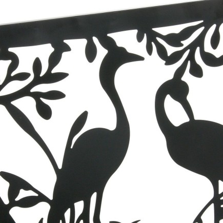 Figurine Décorative DKD Home Decor Oiseaux Métal (2 pcs) (96 x 1 x 50 cm)