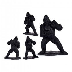Figura Decorativa Gorila Negro Resina (25,5 x 56,5 x 43,5 cm)