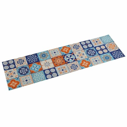 Chemin de Table Versa Mosaïque Orange Polyester (44,5 x 0,5 x 154 cm)