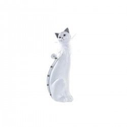 Figura Decorativa DKD Home Decor Blanco Gato Romántico 30 x 40 cm 9 x 9 x 24 cm