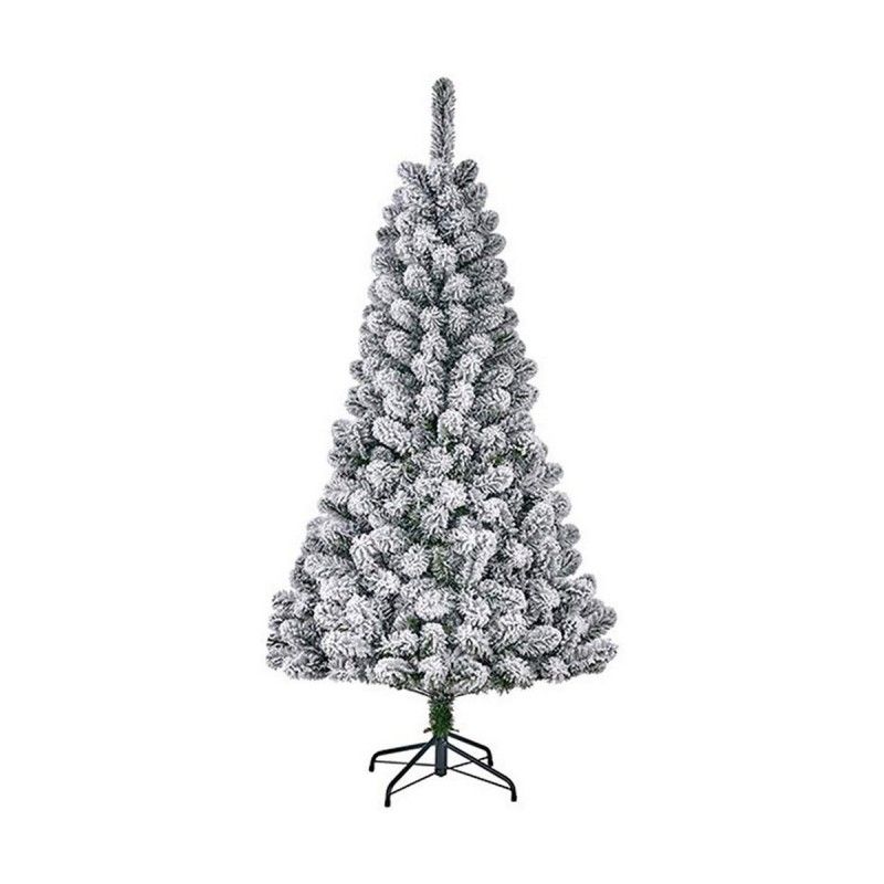 Sapin de Noël en pvc Blanc 86x86x155 cm