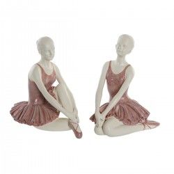 Figurine Décorative DKD Home Decor Danseuse Classique Résine (16 x 11 x 17 cm) (2 Unités)