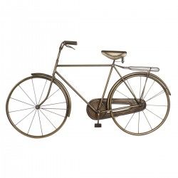 Figurine Décorative DKD Home Decor Bicyclette Doré Métal (108 x 8 x 63 cm)