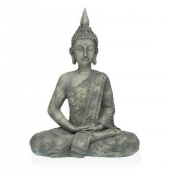 Figura Decorativa Versa Gris Buda 19 x 40 x 28 cm Resina