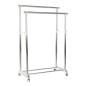 Porte-manteau à Roulettes DKD Home Decor 8424001835263 Multicouleur Argenté Métal polypropylène Chrome 86 x 44 x 160 cm