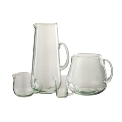 Carafe en verre transparent H33cm