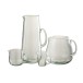 Carafe en verre transparent H33cm