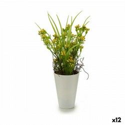 Planta Decorativa Flor Plástico 12 x 30 x 12 cm (12 Unidades)