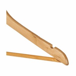 Jeu de porte-manteaux Marron naturel Bois 45.5 x 21,5 x 1 cm (4 Unités)