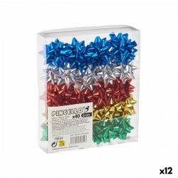 Lazos Brillo Multicolor PVC 5 x 3,5 x 5 cm (12 Unidades)