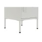 Table de Nuit Home ESPRIT Blanc Métal 35 x 35 x 51 cm