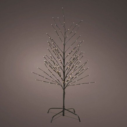 Sapin de Noël 493459 LED Batterie Noir Ø 80 x 150 cm