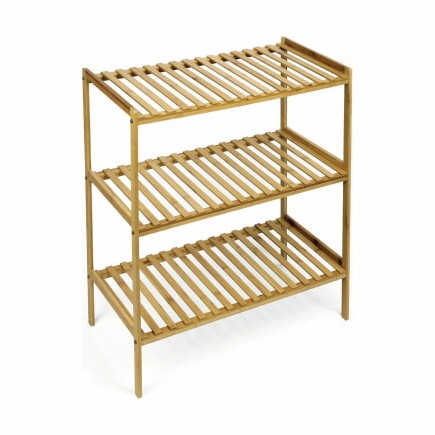 Étagère Confortime Naturel Bambou 70 x 35 x 76,2 cm (2 Unités)