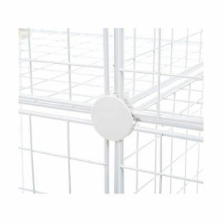 Étagère Confortime Blanc Grille 4 compartiments 35 x 35 cm (6 Unités)