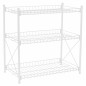 Étagère Confortime Métal Blanc 52 x 34 x 55 cm (2 Unités)