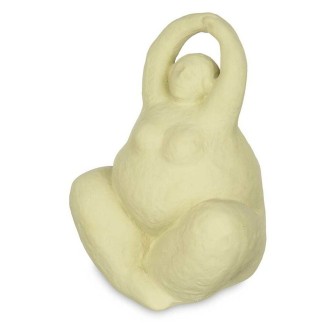 Figurine Décorative Vert Dolomite 14 x 18 x 11 cm (6 Unités) Femme Yoga