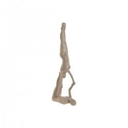 Figura Decorativa Home ESPRIT Beige Yoga 29,5 x 8 x 28 cm