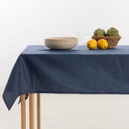 Nappe Mauré 100x150cm 100 x 150 cm Bleu foncé