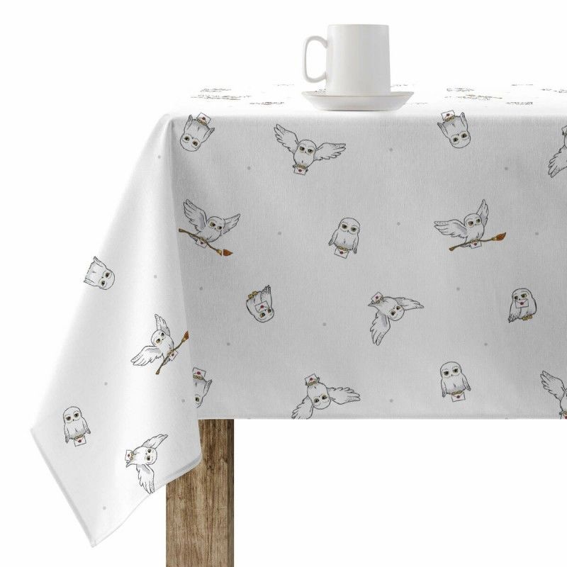 Nappe enduite antitache Harry Potter Hedwig 140 x 140 cm