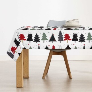 Nappe enduite antitache Mauré Merry Christmas 100 x 250 cm